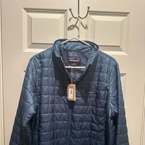 Patagonia Navy Quilted Puffer Jacket